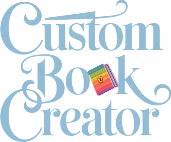 custom book creator logo