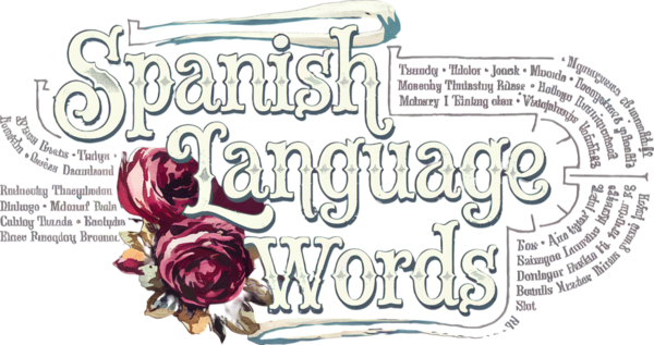 spanish language words logo
