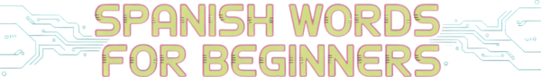 spanish words for beginners logo