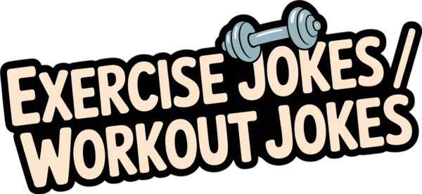 exercise jokes / workout jokes logo
