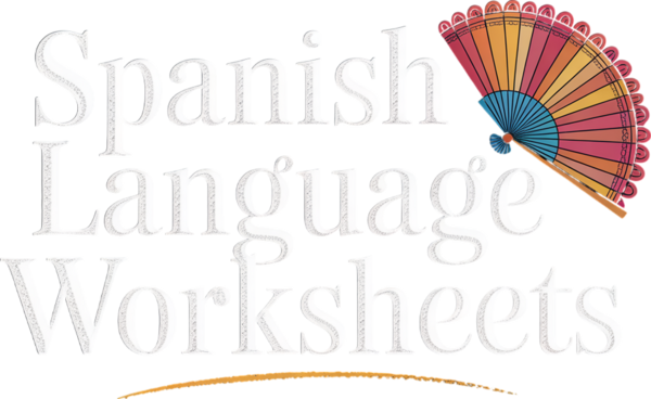 spanish language worksheets logo
