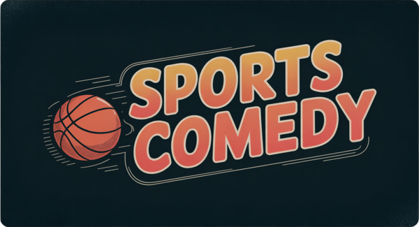 sports comedy logo