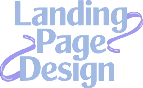 landing page design logo