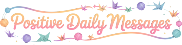positive daily messages  logo