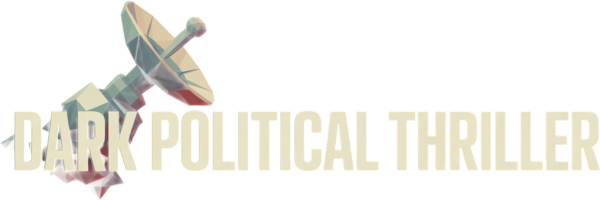 dark political thriller   logo