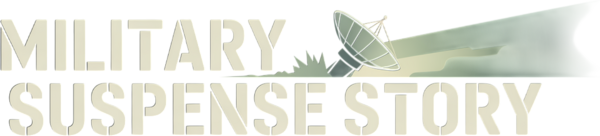 military suspense story   logo