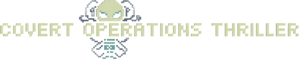covert operations thriller   logo