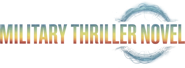military thriller novel   logo